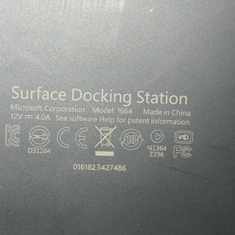 Microsoft Said It face Docking Station